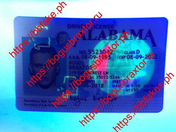 Alabama Fake ID - Image 3