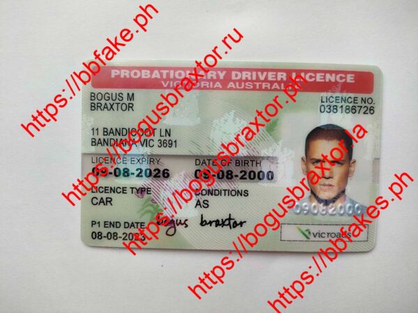 Victoria Australia Probationary Driver Licence(VIC-R-P)